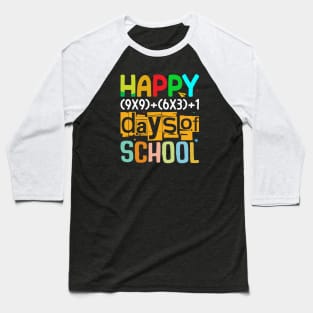 Happy 100 Days Of School Baseball T-Shirt